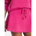 thumbnail image 4 of No Boundaries Washed Fleece Mini Skater Skort, Women's XXS-XXL, 4 of 5