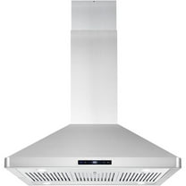 Cosmo COS-63ISS90 36 in. 380 CFM Ducted Island Range Hood in Stainless Steel
