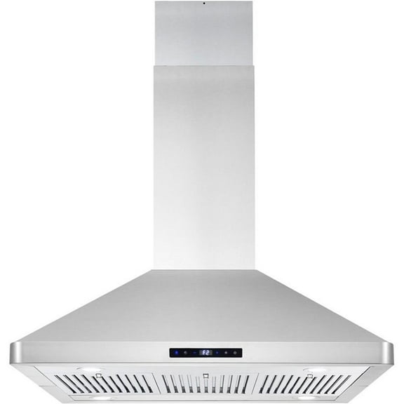 Cosmo COS-63ISS90 36 in. 380 CFM Ducted Island Range Hood in Stainless Steel