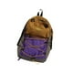 thumbnail image 2 of Mochila de baloncesto, bolsa de almacenamiento, cómoda bolsa deportiva, bolsa de equipo de entrenamiento deportivo para la escuela, natación, voleibol Caqui con morado, 2 of 8