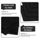 thumbnail image 3 of 6pcs Household Trash Can Charcoal Filter Pads Deodorizer Smell Odor Eliminators (Black), 3 of 4