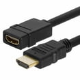 thumbnail image 1 of 3 ft. HDMI 4K-2K Male & Female Extension Cable, Black, 1 of 1