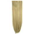 thumbnail image 2 of SHCKE 4 Pieces/set Clip In Hair Extensions 18 Inch Straight Hair Extensions Thickned Hair Extensions Synthetic Fiber Hair Extensions for Women Ash Blonde Mix Bleach Blonde, 2 of 5