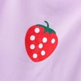 thumbnail image 4 of KPOPLK Toddler Girl Clothes 2Pcs Baby Girl Summer Outfits Ruffle Sleeveless Shirts Floral Tops + Shorts Clothing Set 1-5T(4-5 Years,Purple), 4 of 8