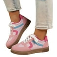 thumbnail image 1 of Pandaie Espadrilles Rétro Classiques pour Femmes, Semelle Souple, Plateforme Tendance, Basses, Chaussures Décontractées de Marche pour Usage Quotidien, Tenues de Marche, Rouge 8, 1 of 8
