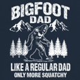 thumbnail image 3 of Bigfoot Dad Long Sleeve T-shirt More Squatchy Funny Daddy Sasquatch Dad Joke Outdoor Camping Father's Day Gift Idea, 3 of 7