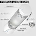 thumbnail image 3 of Washranp Electric Orange Juice Squeezer,Portable Food Grade 6Blades USB Charging Citrus Juicer, 3 of 5