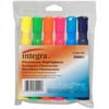 Integra Chisel Tip Desk Highlighters, Assorted Colors