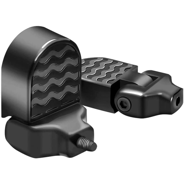 1 par de pedales traseros para bicicleta, reposapiés plegables, pedales antideslizantes para reposapiés de asiento trasero para bicicleta de montaña eléctrica NikouMX Deportes