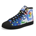 thumbnail image 6 of American flag Israeli Jewish High Top Canvas Shoes Sneakers, 6 of 7