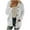 White, variant on Turilly Women Casual Plus Size Plush Sweater Pockets Outerwear Buttons Cardigan Coat