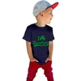 thumbnail image 6 of XIMIN Kids' St. Patrick's Day Soft Short-Sleeve Crew Neck T-Shirt - Distressed Green "I Love Shenanigans" Graphic, Festive Irish Top for Boys & Girls, 6 of 7