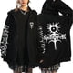 thumbnail image 3 of Sudadera con capucha con cremallera Ghostemane limitada, sudaderas con capucha con estampado gráfico, sudaderas con cremallera gótica de Metal Rock, ropa de calle Harajuku, abrigos, 3 of 5
