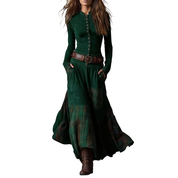 Dress Robe Femme Elegant Print Fashionable Trade Clothing Plus Size Midi Dress for Women Formal Occasion Women's Clothes Ropas Mujeres Liquidacion Envio Gratis