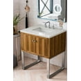 thumbnail image 3 of James Martin Furniture 311-V30-APP-3EJP 30 in. Westlake Natural Applewood Single Bathroom Vanity with 3 cm Eternal Jasmine Pearl Quartz Top & Sink, 3 of 4