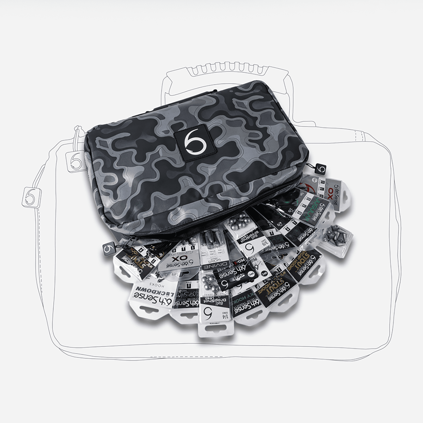 6th Sense – Loaded Terminal Binder Bundle – Organized Terminal Tackle Kit with Hooks, Weights, and Rigging Essentials
