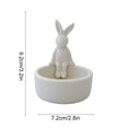 thumbnail image 3 of KTTECTOA Ceramic Candlestick Easter Candle Home Desktop Decorative Ornament. Clearance House Essentials Canada Days Home Decor Kitchen, 3 of 6