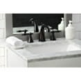 thumbnail image 2 of Kingston Brass KS2974NL 8-Inch Widespread Lavatory Faucet, Polished Chrome/Polished Brass, 2 of 7
