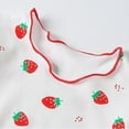 thumbnail image 6 of YunPes Toddler Girls Cute Floral Print Clothing Set Short Sleeve T-shirts & Shorts 2PC Outfits Lettuce Trim Graphic Loungewear Summer, 6 of 9