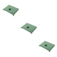 thumbnail image 4 of Dalazy Housse Confortable en Coton pour Demi-Table de SPA, Salon de Beauté, Lit, Trou pour le Visage, Serviette Vert Foncé 50x70cm Ensemble de 3, 4 of 6
