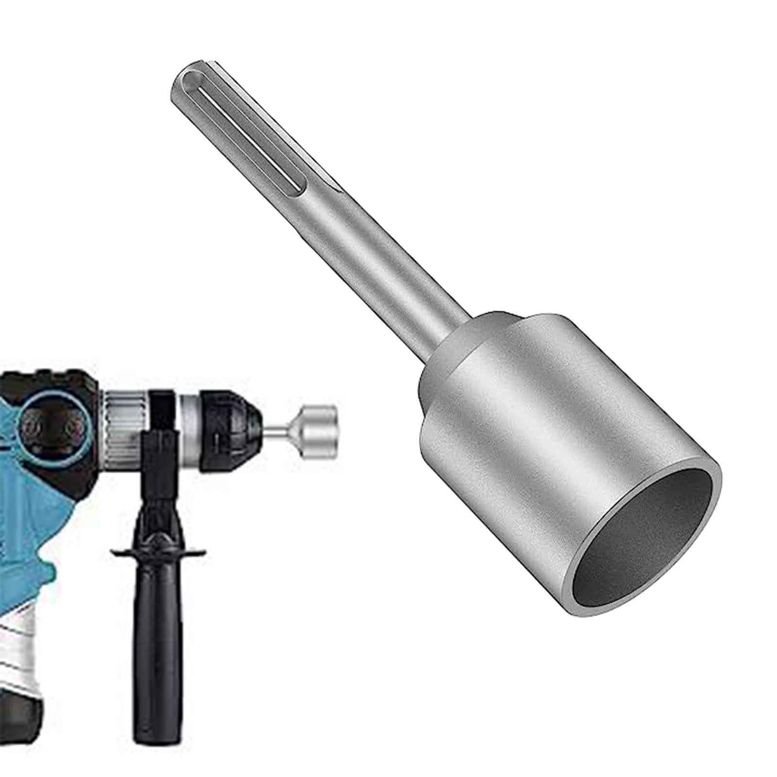 Ground Rod Driver Bit, Drill Grounding Rods, Heavy Duty Durable Ground Rod Bits Driver, Steel Drill Bit Driver 5 Pits Handle 45mm
