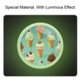 thumbnail image 2 of Ice Cream Fluorescent Drawer Pulls: Round 4-Pack Glow-in-the-Dark Knobs for Cabinets, Wardrobes, and Dressers - Furniture Decor, Cupboard Handles, and Drawer Pulls with Screws, 2 of 6