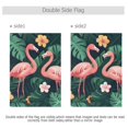 thumbnail image 4 of Yayeee Garden Flag 28" x 40" Double Sided Outdoor Yard Lawn Holiday Decorations, Flamingo Leaves Pattern, 4 of 6