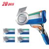 5-Blade Razor Blades, 20 Pack, Excel Blades Single Edge Scraper Blades
