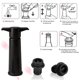 thumbnail image 5 of Inteprter Tapón de botella de vacío resistente al desgaste para ahorro de vino, 2 tapas, conservante de sellado, práctico sombrero para botella de Kits de equipo de elaboración de vino Inteprter HA020852-00, 5 of 6