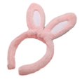 thumbnail image 7 of Skymirror Easter Bunny Ear Headband Patchwork Color Soft Plush Hair Hoop Washing Face Bathroom Girl Headband Head Accessories, 7 of 7