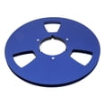 thumbnail image 3 of 1/4 10,5 pulgadas Carrete de cinta vacío 3 orificios Carrete de recogida de cinta de sonido universal para grabación Máquina de recogida de carrete abierto Azul, 3 of 10