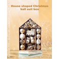 thumbnail image 5 of 1 caja de bolas de Navidad, adornos para árbol de Navidad, bolas colgantes para árbol de Navidad, decoración para fiesta en el hogar, regalo de Año Nuevo 2023, Navidad, 5 of 5
