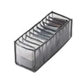 thumbnail image 2 of Honeycomb Compartment Underwear Drawer Organizer Set, Mesh Fabric Closet Dividers, Foldable Clothing Storage Bin for Bedroom Gray M, 2 of 3