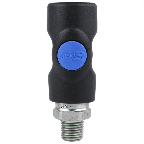 Prevost ISI061251 Safety Air Plug Coupler 1/4" MNPT Prevo S1 Industrial Style