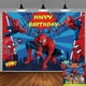 thumbnail image 2 of Spiderman Telón De Fondo Marvel Cumpleaños Banner Superhéroe Fondo Niños Fiesta Suministro COAIND COAIND, 2 of 2