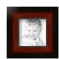 thumbnail image 2 of ArtToFrames 4" x 4" Honors Mahogany with Black Picture Frame, 4x4 inch Brown Wood Poster Frame (WOM-5154), 2 of 7