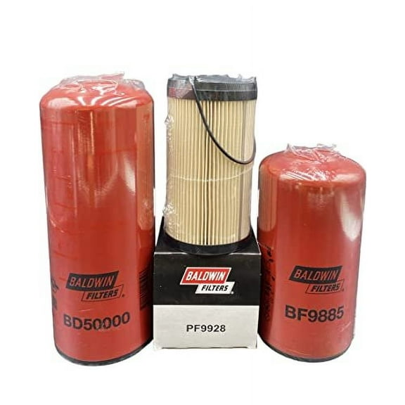 P&F Oil Change Kit For Cummins ISX #2 BD50000 - BF9885 - PF9928 Replace LF14000NN FF5776 FS36401