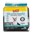 thumbnail image 1 of Almohadillas de adiestramiento para cachorros Glad for Pets, carbón activado, 23 x 23 cm, 100 unidades, 1 of 6