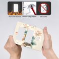thumbnail image 4 of Hand Drawing Flowers Switch Cover Decorative Wall Plate 3-Gang 2-Decor 1-Toggle Standard Size, 4 of 5