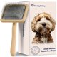 thumbnail image 1 of Cepillo para perros Doodle Slicker - Perfecto para el mantenimiento del cabello Goldendoodle y Poodle - Razas de cabello medio a largo - Desenreda el cepillo y pelusa como un profesional - Goldendoodl, 1 of 1