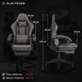 thumbnail image 2 of Silla Gamer Playfever Nitrox Escritorio Oficina Masajedor, 2 of 6