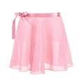 thumbnail image 1 of Doomiva Filles Enfants Jupe Portefeuille Classique en Mousseline Mini à Enfiler Robe de Danse Ballet Costume de Danse Lyrique Rose G, 1 of 6