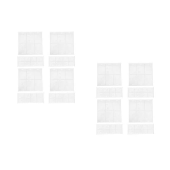 HOMEMAXS 100 pcs Self Adhesive Label Pockets Clear Plastic Card Holder Sticky Label Bags for Storage Bins Library and Classroom Supplies