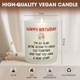 thumbnail image 3 of Funny Birthday Gifts for Him Her - Long Lasting Vanilla Lavender Candle 10 oz - Romantic Gifts for Couple Husband Wife Her Him Boyfriend Girlfriend Men Women, Presents for Couples, 3 of 7