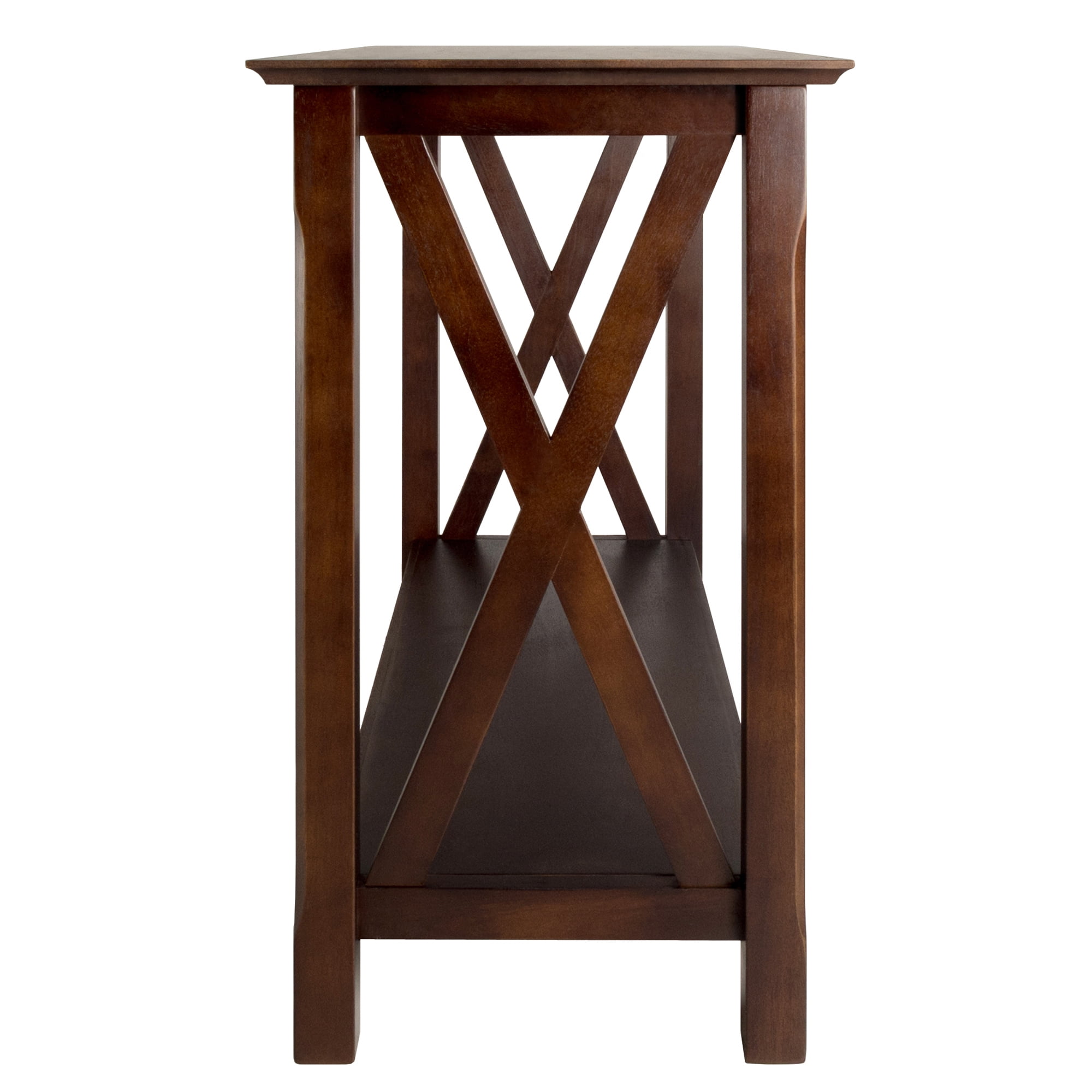 Winsome Wood Xola X Panel Indoor Console Table Cappuccino Finish Winsome Wood Xola X Panel Indoor Console Table Cappuccino Finish Room Decor