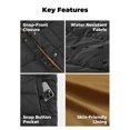 thumbnail image 6 of ororo Puffer Lightweight Heated Vest for Men with Battery, Heating Vest for Winter Outdoors (Black, L), 6 of 8