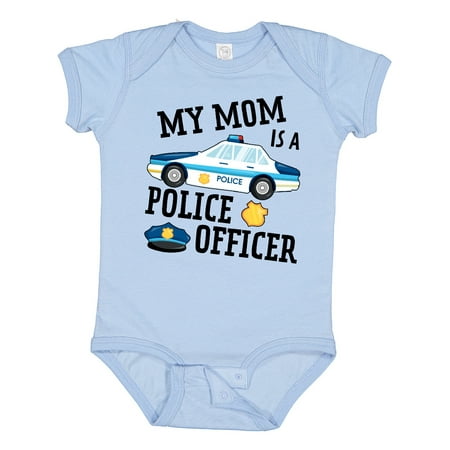 

Inktastic My Mom is a Police Officer Gift Baby Boy or Baby Girl Bodysuit