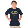 thumbnail image 5 of US Navy Logo My Mom Hero Sailor Crewneck T Shirts Boy Girl Teen Brisco Brands L, 5 of 6