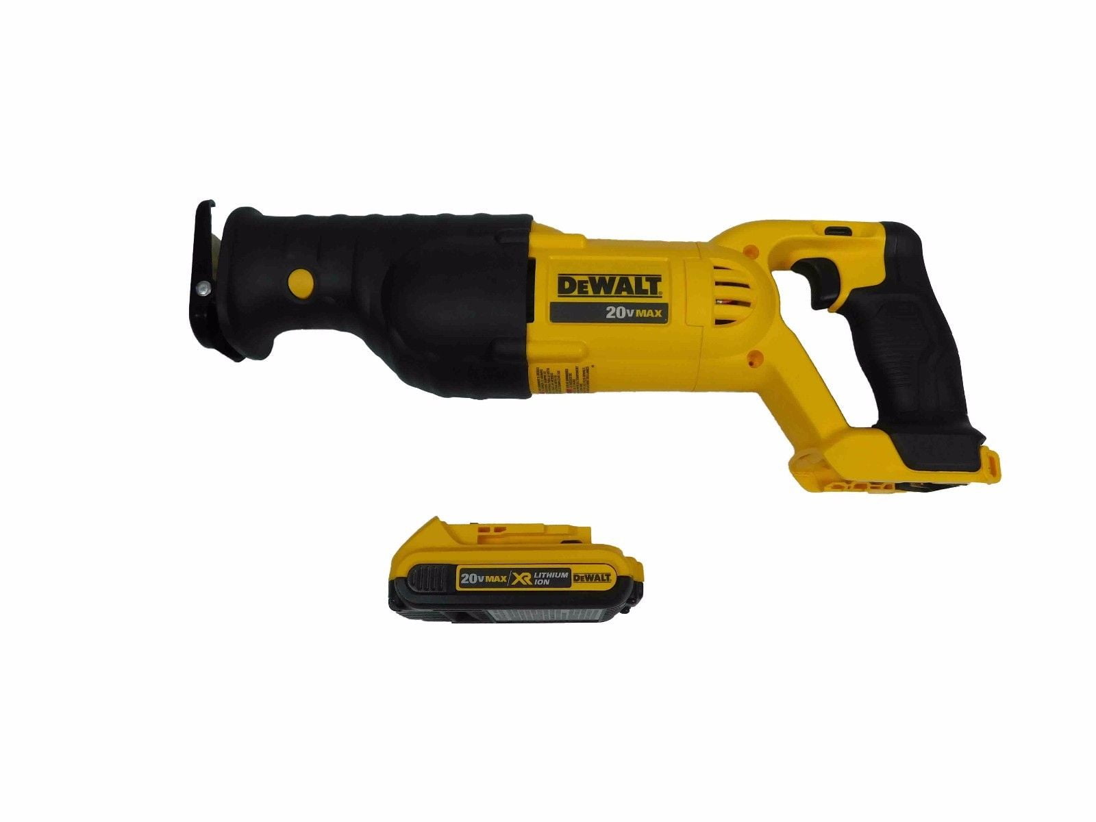Dewalt 20V Cordless Reciprocating Sawzall DCS380 with DCB203 2.0Ah