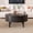 Black, variant on Round Lift Top Coffee Table with Storage, Center Table with Hidden Compartment, Circle Coffee Table for Living Room, Walnut